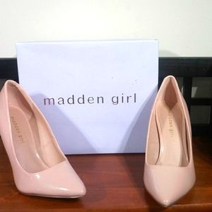 Madden Girl Perla Nude Patent Pumps